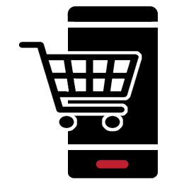 Icon of a shopping cart